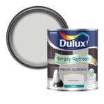 Dulux Simply Refresh Multi Surface Eggsgell Paint - Polished Pebble - 750ML