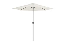 Aurinkovarjo ulkotiloihin alumiinitanko 270x135 cm hiekka - Beige