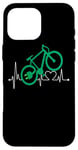 iPhone 16 Pro Max E-bike Heartbeat Funny Electric Bicycle Green Energy Case