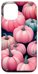 Coque pour iPhone 14 Rose Citrouille Épices Automne Récolte Tendance Automne Femmes Fille