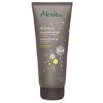 Melvita, Gel Douche 2 en 1 Biologique Hydratant, Texture Légère et Moussante, Enrichi en Huile de Baobab et Extraits de Citron, Sans Sulfates, Idéal Peaux Sensibles, 250 ml, Gamme Homme