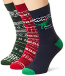 JACK & JONES Men's Jacrexmas Socks Gift Box, Scarlet Sage/Pack: Trekking Green-Navy Blazer, One Size