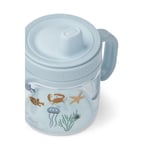 Liewood - Tasse d apprentissage en tritan Kylo 280ml Sea creature / Sandy