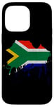 Coque pour iPhone 14 Pro Max Cape Town Skyline Afrique du Sud drapeau Art Cape Town Cap