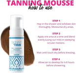 Skinny Tan Self-Tanning Mousse Dark 150ml New