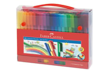 Faber-Castell CONNECTOR - fiberspetspenna - sorterade intensiva färger (paket om 60)