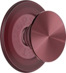 PopGrip PopSockets compatible MagSafe Aluminum radial Oxblood