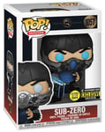 Figurine Funko Pop - Mortal Kombat N°1057 - Sub-Zero - Glow In The Dark (55647)