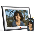 KODAK Cadre Photo Numérique WiFi Connecté, Cadre Numerique Photo 10 Pouces, IPS Écran Tactile, Cadre Photo Électronique avec 32Go de Espace, Rotation Automatique, Partagez des Photos et Vidéos via App