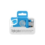 Juice Triple USB Mains Charger - Blue JUI-MAINS-3PORT-3.4A-BLU