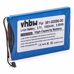 vhbw Batterie compatible avec Garmin Camper 760 LMT-D GPS, appareil de navigation (1500mAh, 3,7V, Li-ion)