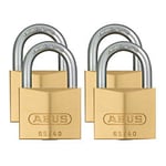 ABUS Padlock Keys 65/40 4 x 6.2 cm Gold 4 x Padlock