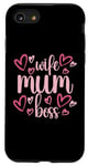 Coque pour iPhone SE (2020) / 7 / 8 Mums the Boss – Cadeau mignon pour la fête des mères