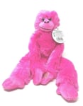 Pink Kandytoys Hanging Monkey 60CM - TY5649 Hands Stick Cuddly Soft Monkey Teddy