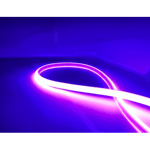 5 m. vattentät Lila Neon COB LED strip - 230V, IP67, 288 LED, 11,5W/m, kan klippas var 10cm