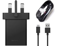 Official Sony Mains Wall Fast Charger Plug & Type-C Cable FOR XPERIA 10 IV/10 V