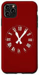 iPhone 11 Pro Max Clock Ticking Hour Vintage in White Color Case