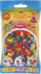 SACHET DE 1000 PERLES A REPASSER HAMA MIDI COULEURS ASSORTIES NEON - LOISIRS CRE