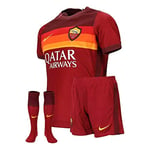 Nike Roma LK NK BRT Kit HM Ensemble de Football Enfant Team Crimson/Dark Team Red/(University Gold) (Full Sponsor) FR: XL (Taille Fabricant: XL)