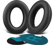 SoloWIT Professional Earpads for Bose QuietComfort 15 QC15 QC25 QC2 QC35/Ae2 Ae2i Ae2w/SoundTrue & SoundLink Around-Ear & Around-Ear II, Ear Pads Cushions Replacement for Bose Headphones (Blue&Black)