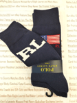 POLO RALPH LAUREN Smart 2pk Sock Mens Navy Rich Cotton Crew Socks BNWT R£30