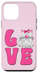 Coque pour iPhone 12 mini White Kitten Graphic For Women Funny Cat Mom Pink Love Cat