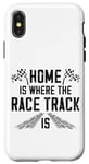 iPhone X/XS Drag Racing Race Car Vintage Home Is Where The Race Track Is Case