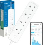 Tapo Smart Plug Power Strip, Energy Monitoring & MATTER Compatible Alexa Plug