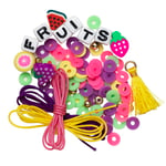 Armbåndskit Fruity delicious – lav 2 armbånd med heishi-perler og frugttema