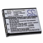 Battery for Olympus Camedia D-630 Zoom 660mAh