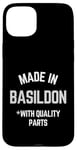 Coque pour iPhone 15 Plus Made In Basildon Slogan humoristique Born In Basildon