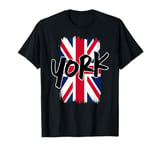 York England Brush Vertical Flag T-Shirt