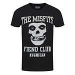 Misfits Unisex Adult Fiend Club Bomull T-shirt M Svart Black M