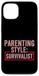 Coque pour iPhone 13 Parenting Style Survivalist Élever des enfants résilients