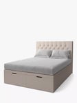 Koti Home Eden Upholstered Ottoman Storage Bed, King Size