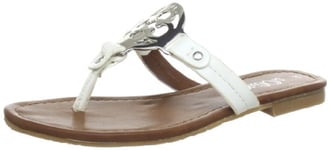 s.Oliver 5-5-27111-30, Sandales femme - Blanc (White Patent 123), 39 EU