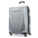 Samsonite Winfield 3 DLX Valise Rigide Extensible avec roulettes pivotantes, Argenté., Checked-Large 28-inch, Winfield Valise Rigide Extensible avec roulettes pivotantes 3 DLX