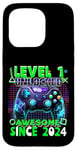 Coque pour iPhone 15 Pro 1e anniversaire Gamer 1 ans Jeu vidéo Anniversaire Gamer Garçons