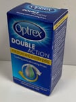 OPTREX Double Action Soothing Eye Drops Itchy & Watery Eyes x 2 10mls EXP 5/25