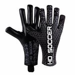 HO Soccer Pro Evolution Negative Blackout Gants de Gardien de But Unisexe pour Enfants, Noir/Argent, 4