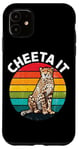 Coque pour iPhone 11 Cheeta It Graphique Fast Cheetah Wildlife Runner