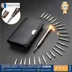 25kpl Pocket Mini Precision ruuvimeisselin kärkisarja Kannettava tietokone IPhone Matkapuhelin Multi Repair Purkamistyökalu Torx-ruuvimeisseli