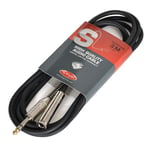 3m Stagg 6.3mm Stereo Jack (M) to 6.3mm Stereo Jack (F) Extension Cable         