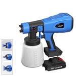 Cordless Paint Sprayer Electric Spray Gun Fence Wall Airless For Dayplus Battery