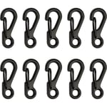 Mini Sf Aluminium Karbinhake Clip Tiny Carabiners Set Spring Snap Nyckelring Krok För Camping Resor Vandring Utomhus Nyckelring (10st)