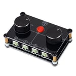 4-way Stereo Analog Audio Switcher Box Splitter 3.5mm AUX Headphone Splitter