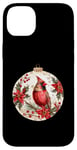 Coque pour iPhone 14 Plus Red Cardinal Christmas Bird Pyjama Merry Christmas