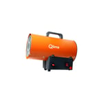 Chauffage de chantier gaz Qlima gfa 1015 avec détendeur gaz orange/gris