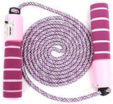 Corde à sauter pour enfants - Avec compteur et poignées confortables - Speed Rope Skipping Rope pour entraînement de fitness et de boxe