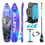 Bluefin SUP Planche de stand up paddle gonflable Cruise 10'8 - Planche de SUP adulte - SUP Cruise 10'8 - Facile à transporter - Kit paddlebord complet - Accessoires SUP inclus